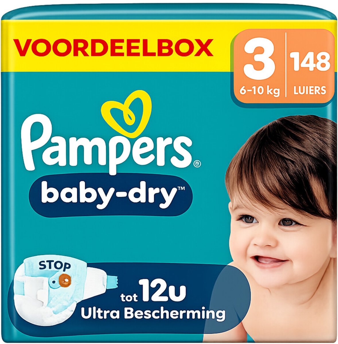 Pampers Baby Dry luiers maat 3 | 148 stuks
