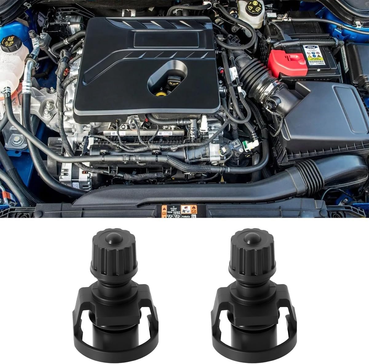 2 stuks overloopslang compatibel met 1.0 GTDi radiatoraansluiting 1791975 C1B18C362AA