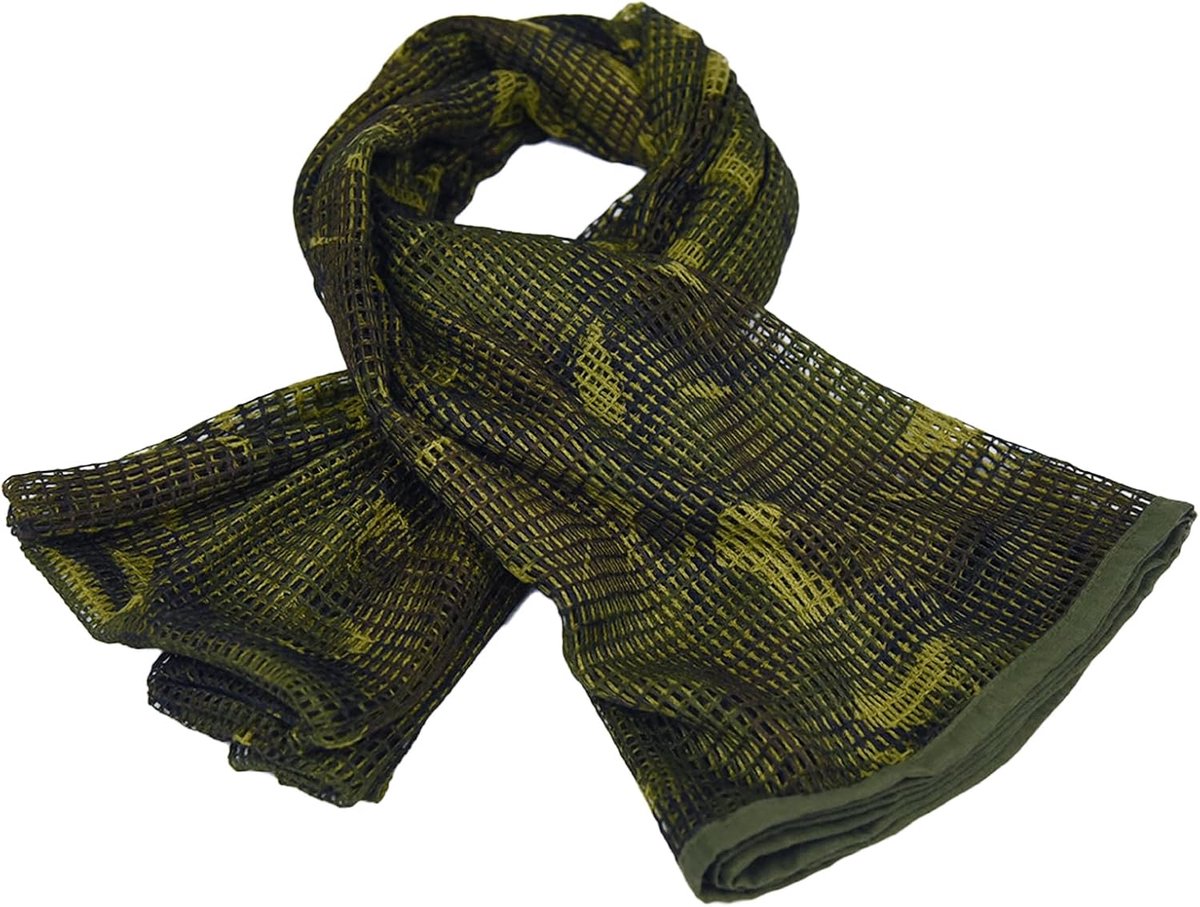 Sjaals Woodland Camo Sniper Sluier Woestijn Shemagh voor Wargame Outdoor Sport