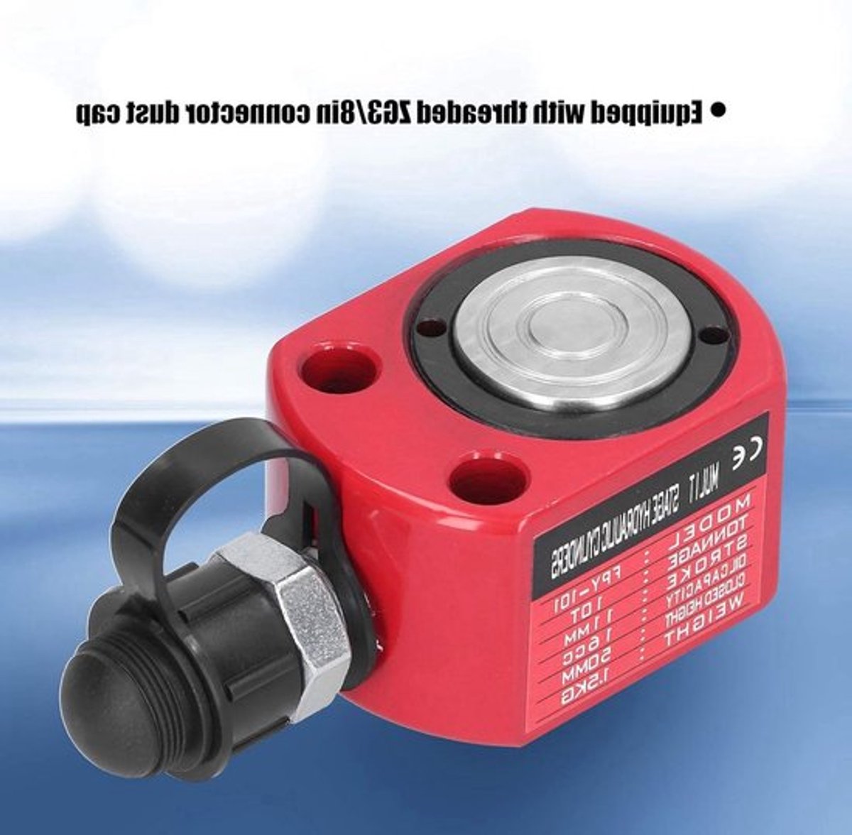 Hydraulische Cilinder FPY-101 - Afzonderlijke Hydraulische Cilinder voor Diverse Toepassingen, 17x8x6 cm, 1.72 kg, Ideaal voor Machines en Gereedschappen
