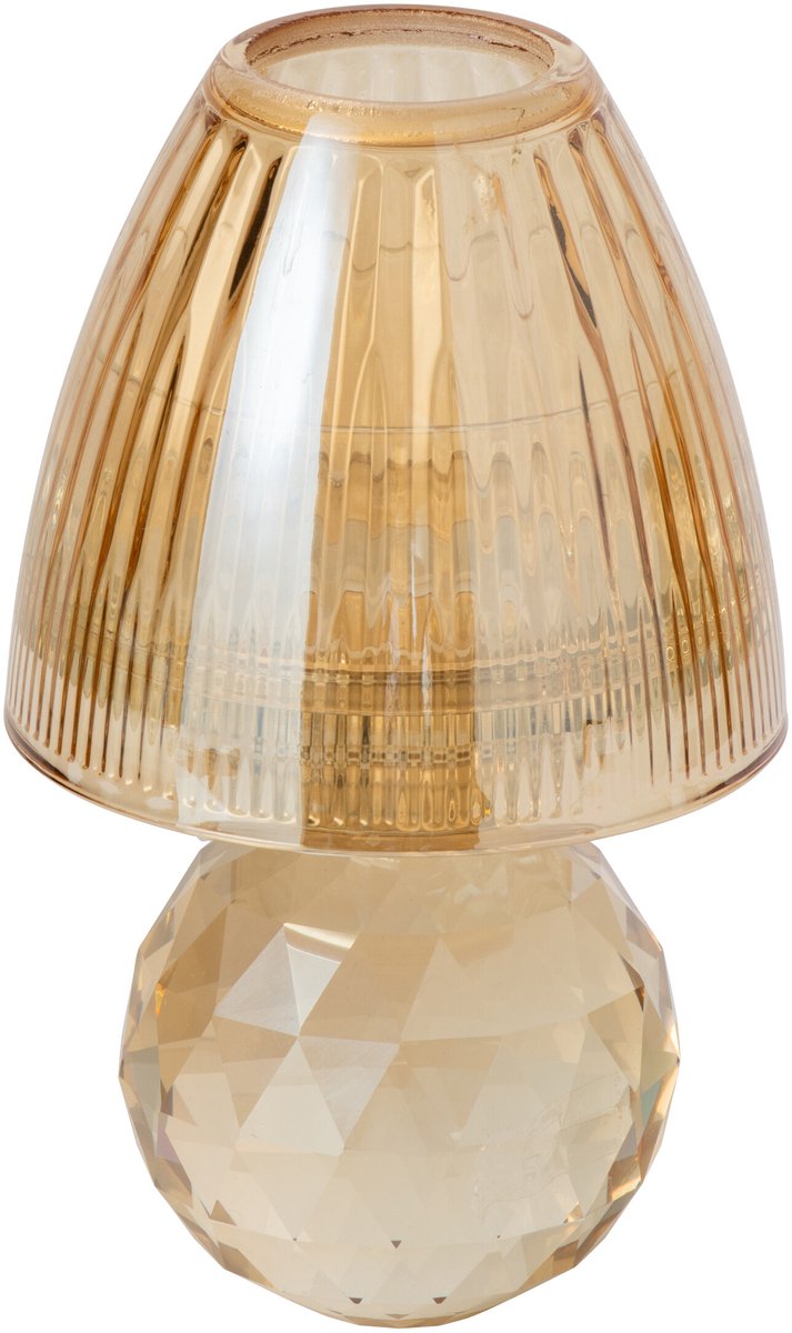 J-Line Windlicht - kristal - champagne
