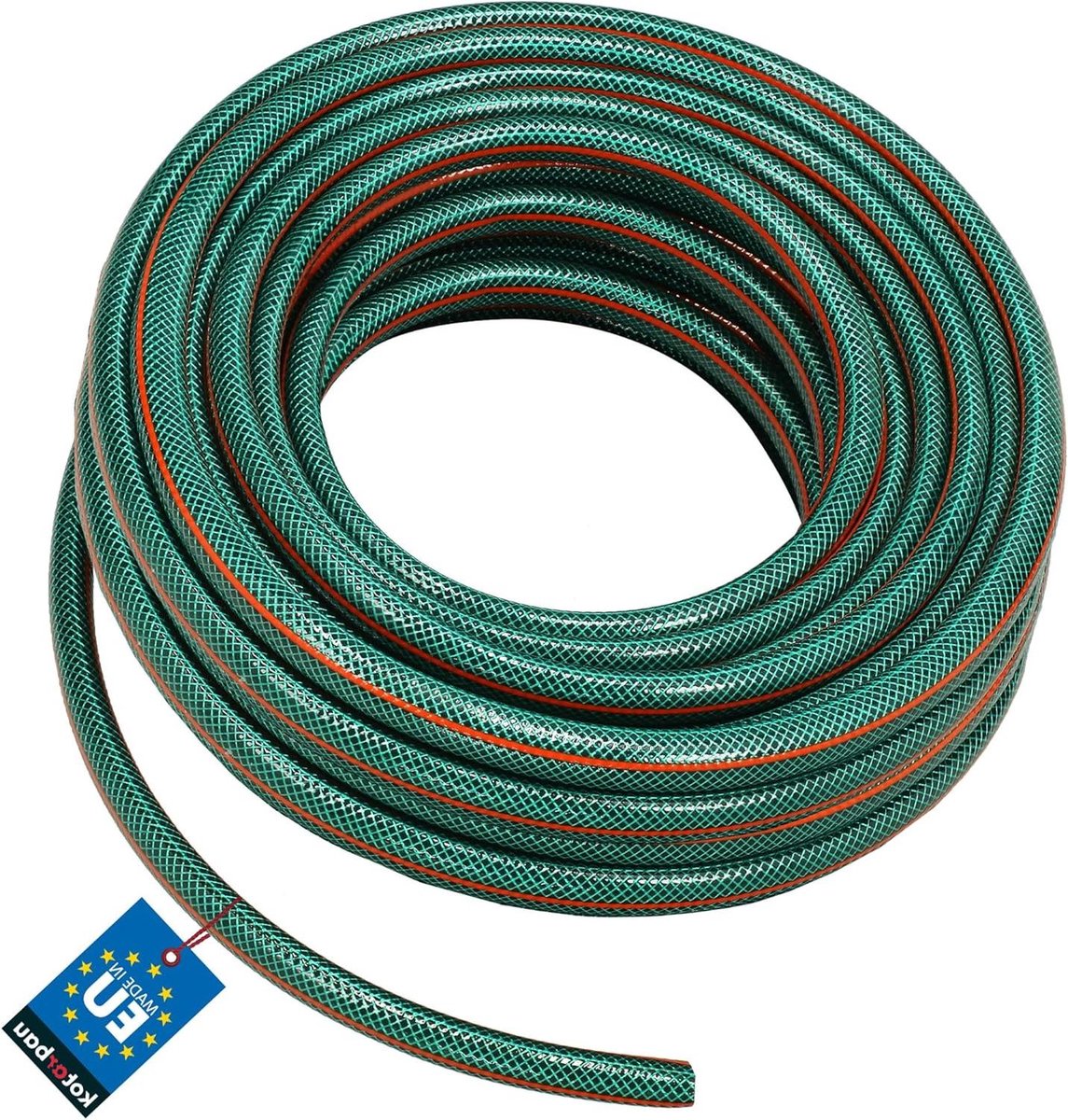 Tuinslang - Waterslang - Planten Gieten - 4-laags Versterkt - 20 m 1 inch - Groen