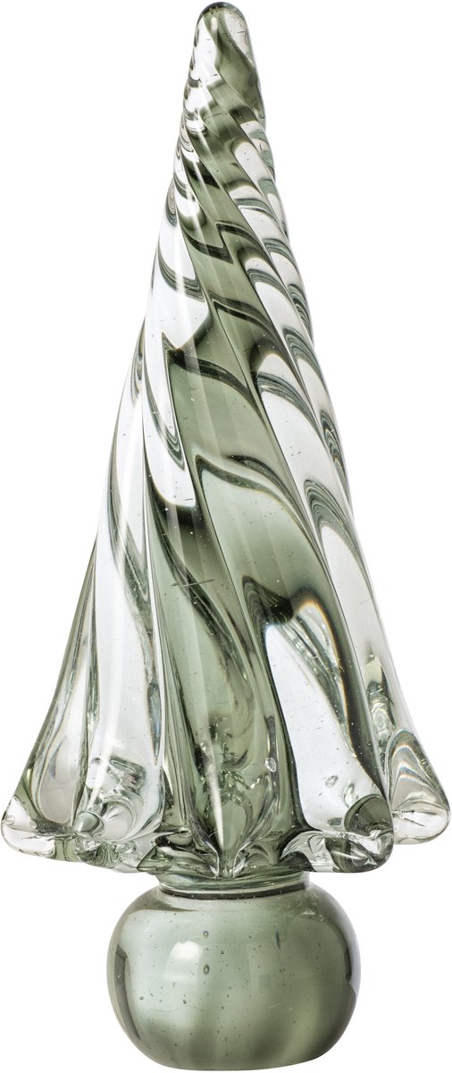 J-Line decoratie Kerstboom - glas - groen