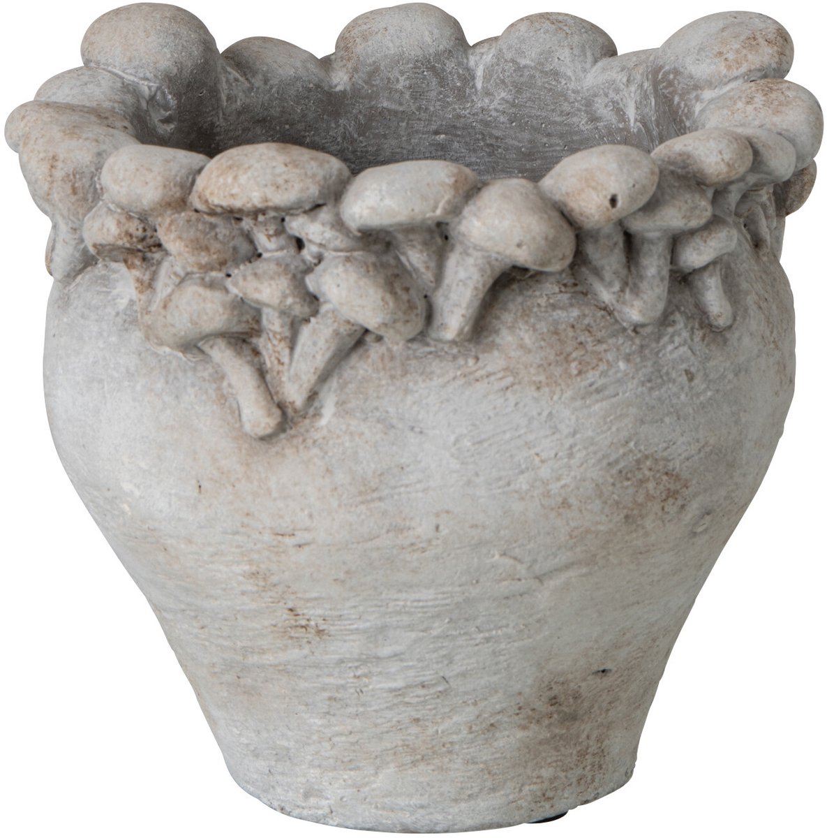 J-Line Bloempot - cement - lichtbeige - small