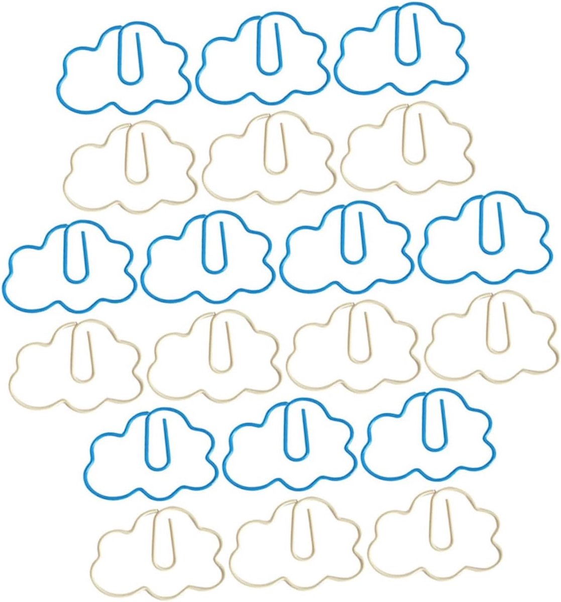Klemmen - Examenmap - Examenpaperclip - kantoor clips - Kantoormappen - kantoor mappen - Papierklemmetjes - 20 stuks - Meerkleurig