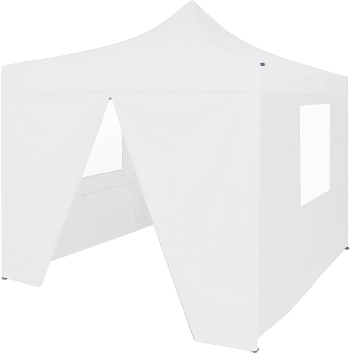 Opvouwbaar Paviljoen - Feesttent Tuin - Buitenfeest Organiseren - Waterdicht Oxford Doek - 3 x 3 Meter - Wit