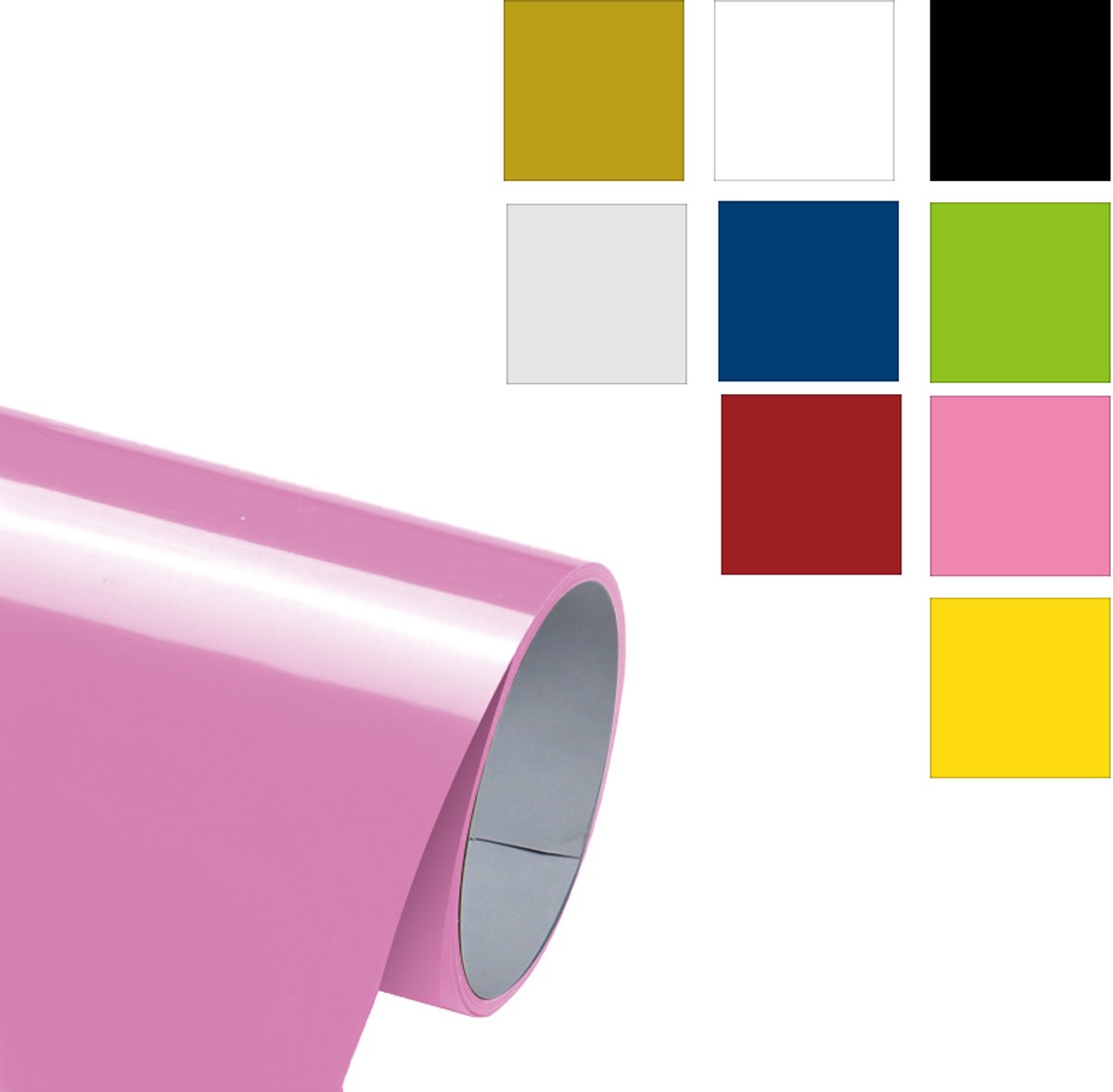 PU Heat Transfer Vinyl Rol - 12" x 6 ft - Voor DIY Kleding, T-Shirts, Stoffen en Tassen - Roze