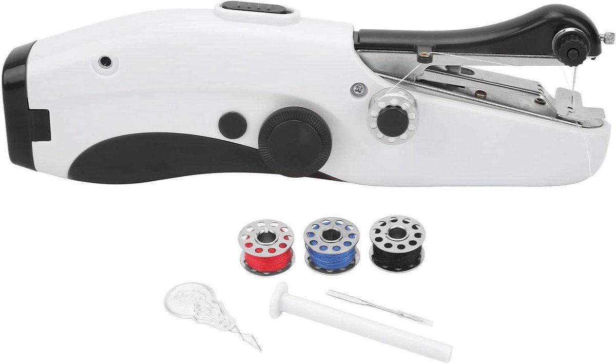 Draagbare Naaimachine - Mini Herstelmachine - Snel Kleding Maken - Ergonomisch Handvat - 27 x 13 x 6 cm - Zwart