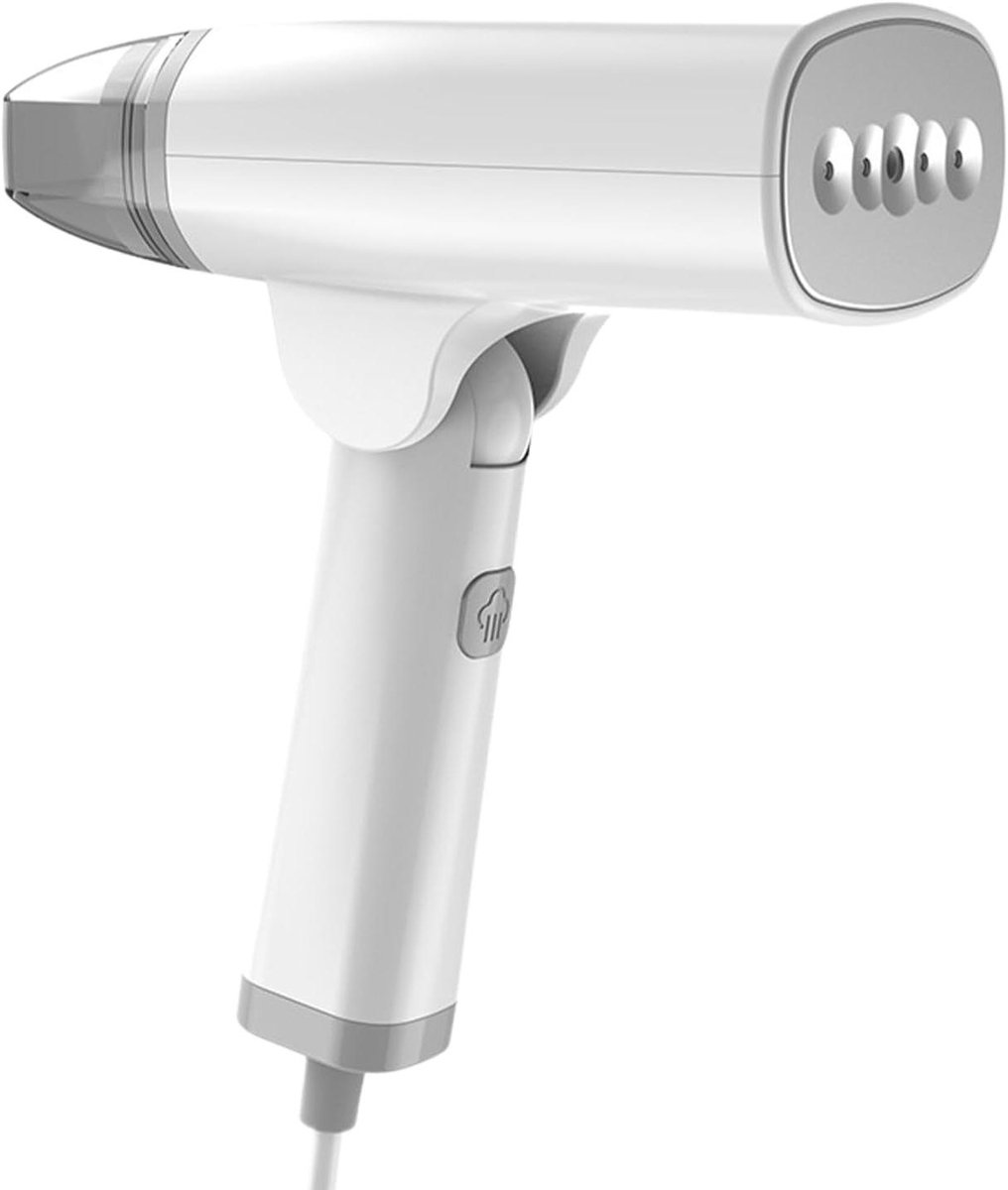 Draagbaar Stoomstrijkijzer - Reis Strijkijzer - Kreukels Verwijderen - Anti-lek Technologie - 19.6 cm - Wit