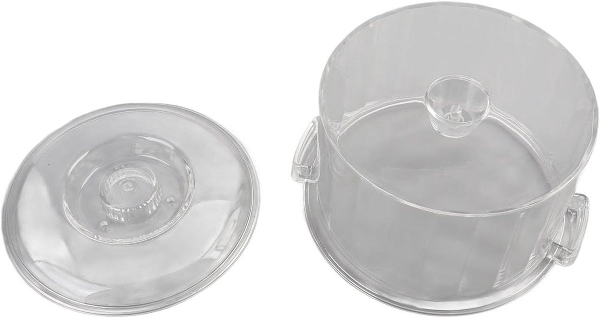 Polijsttrommel - Sieraden Trommel - Juwelen Polijsten - Duurzaam Kunststof - 28 x 19 x 17 cm - Transparant