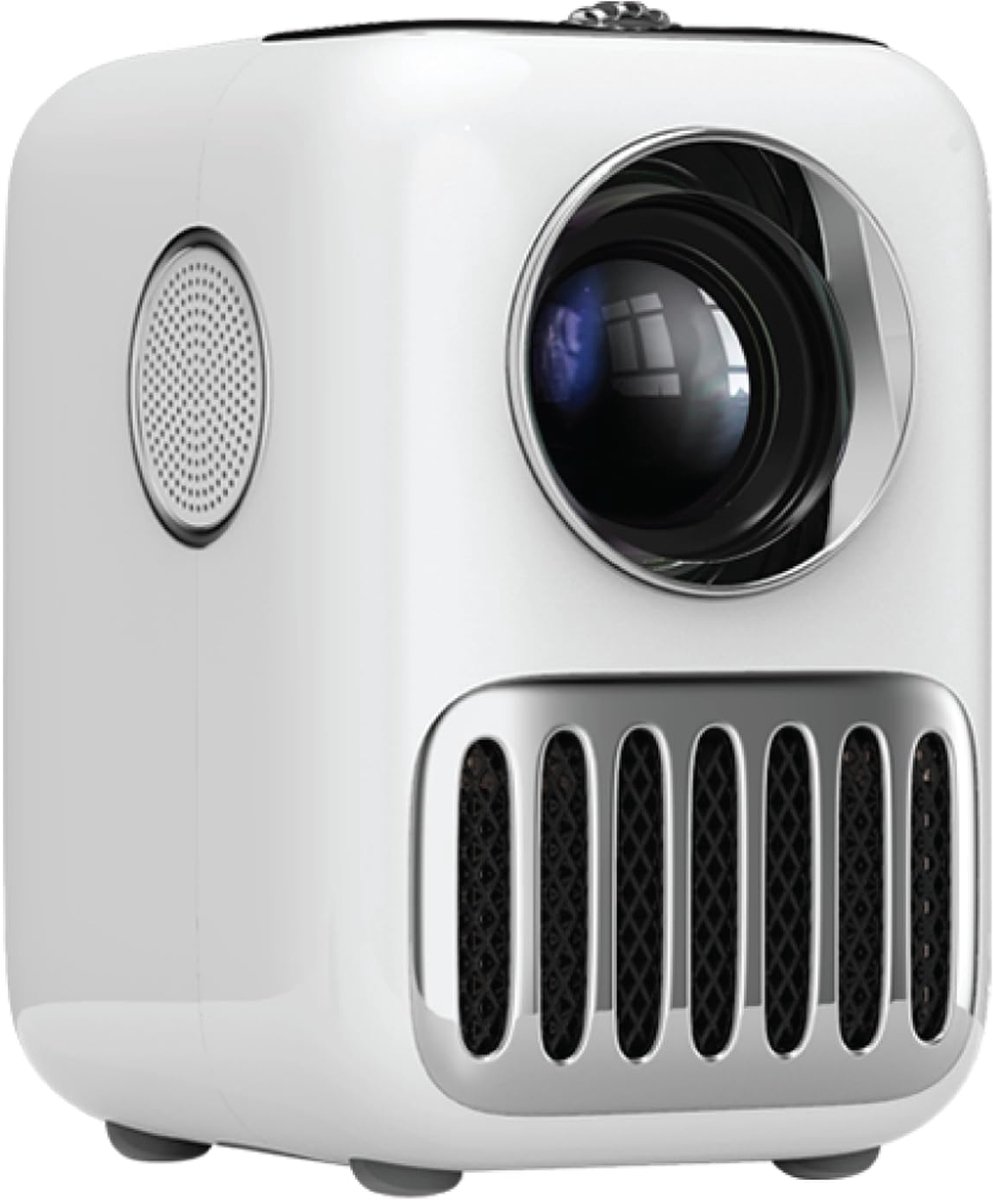 SnelShoppen - WANBO T2R Max Android 9-projector | Native 1080P 4K-ondersteuning | 350 ANSI | WiFi Bluetooth | 16 GB opslag | Stofvrije motor | Ideaal