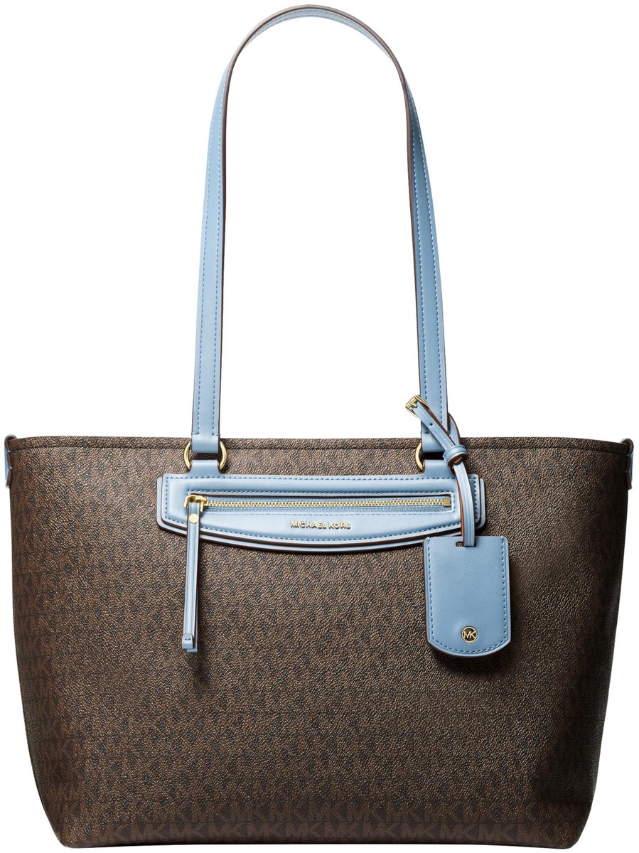 SnelShoppen - Dames Shopper Tas, Medium formaat, Chambray, Reis- en Vrijetijdstas, Geschikt voor Dagelijks Gebruik, Ruime Opbergruimte, Elegante Draag