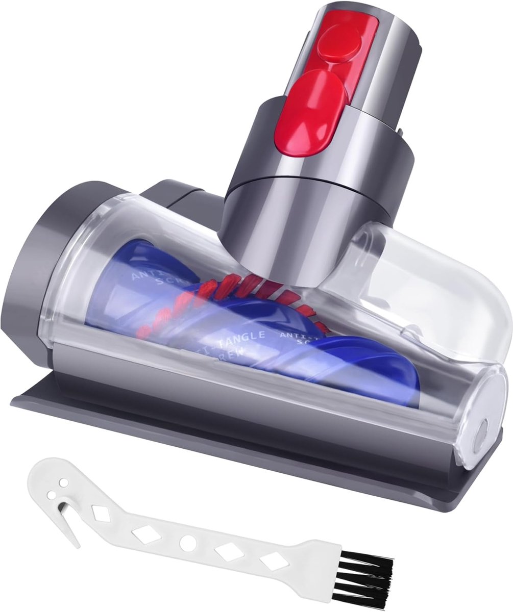 elektrische borstel voor Dyson V15, V11, V10, V8, V7, reserveborstel met anti-klitfunctie voor matrassen, banken, tapijten, huisdierbedden en autostoelen, verwijdert dierenharen en