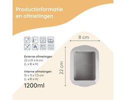 SnelShoppen - Backefix broodbakvorm 15 cm - Kleine cakevorm van platina-siliconen, 1200ml, antiaanbak, flexibel, PFAS-vrij, ideaal voor cake en brood