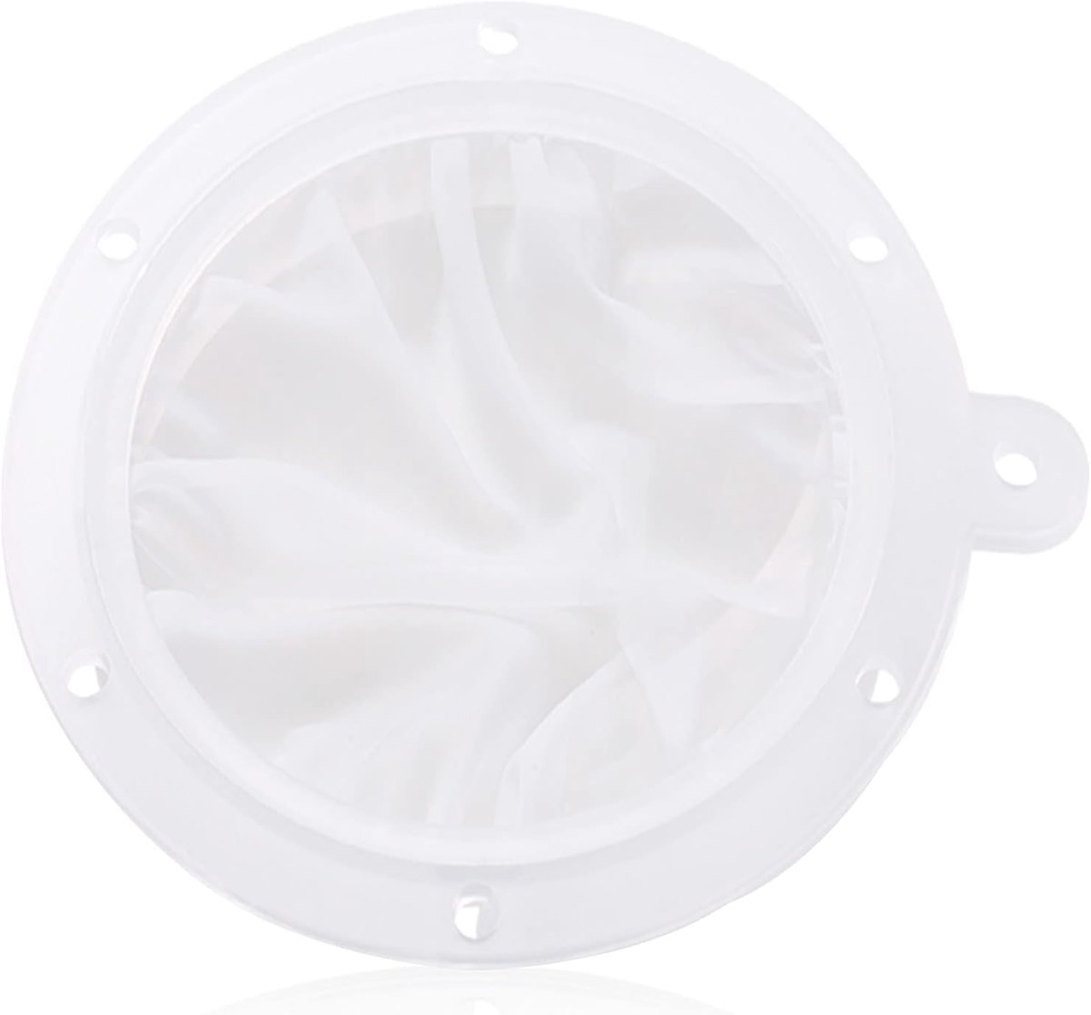 Voedselfilterzeef van 14 cm, BPA-vrij 200 mesh food grade filtergaas, zeef compatibel met trechters van 13 cm, perfect voor het filteren van oliën, koffie, thee, sap, wijn, melk