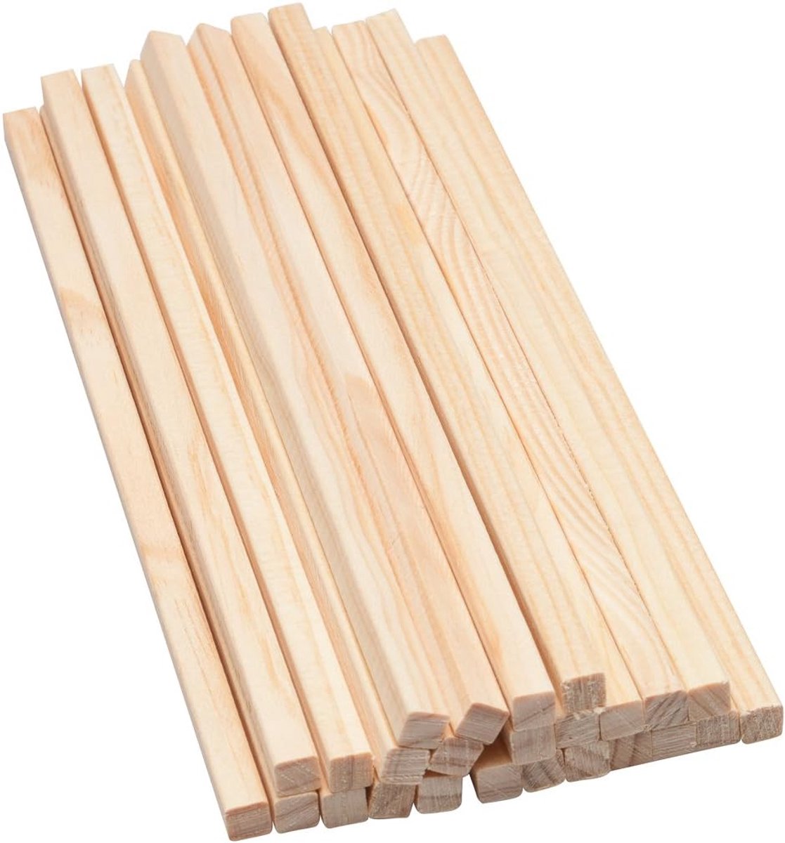 Houten Stok Vierkant · 25 cm x 8 mm x 8 mm ·