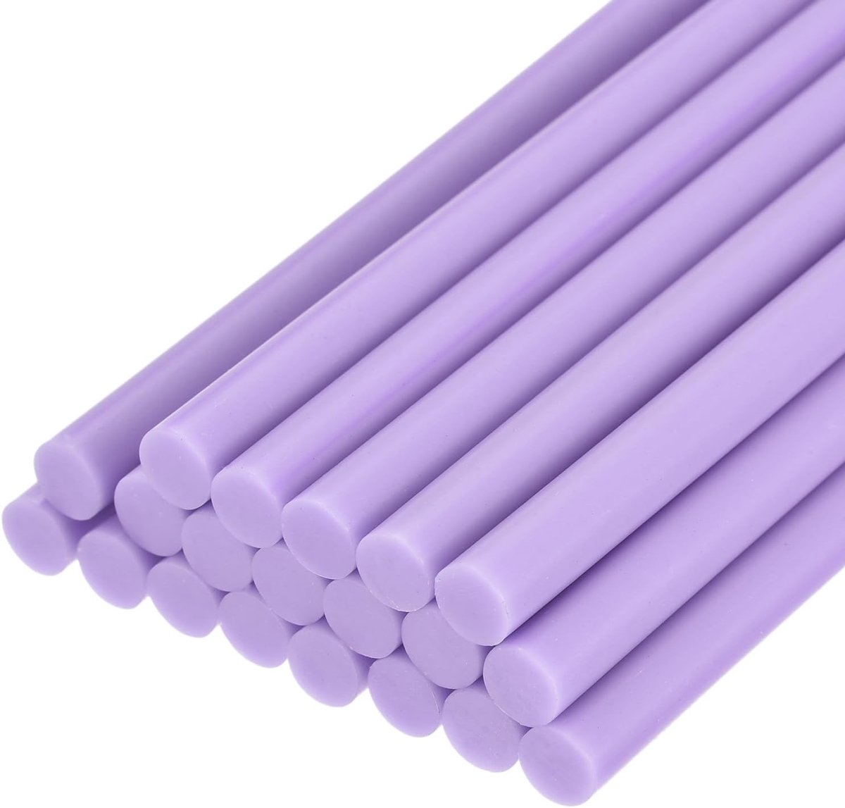 Mini lijmpistoolstaafjes, 10 cm x 0,71 cm, hoogklevende lijmstaafjes voor lijmpistool, lichtpaars, 30 stuks