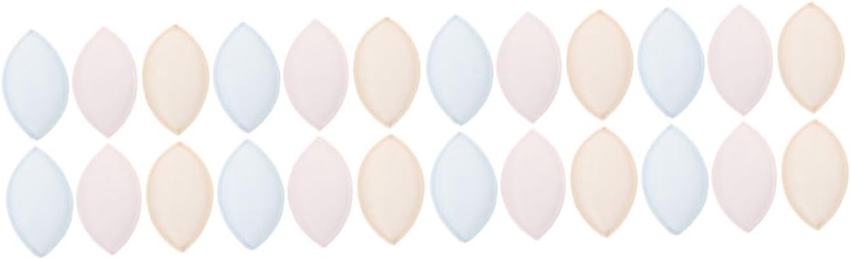 Bh Pads - Inzetstukken Vulling - Extra Steun - Ademend Materiaal - 18 Paren - Mix Kleuren