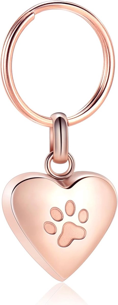 Sieraden Urn Sleutelhanger voor Huisdier Menselijke As Hond Kat Aandenken Herdenkings Urn Sleutelhanger As Houder voor Vrouwen Mannen