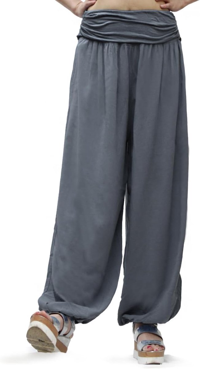 dames XXL lichtbloeiers harembroek vrijetijdsbroek zomerbroek broek met veel patronen damesbroek voor thuisrecreatie en sport