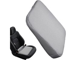 Stoelverhoger Volwassenen - Autokussen Rijden - Verbeterde Rijcontrole - Antislip Schuim - 40 x 36 x 6 cm - Grijs