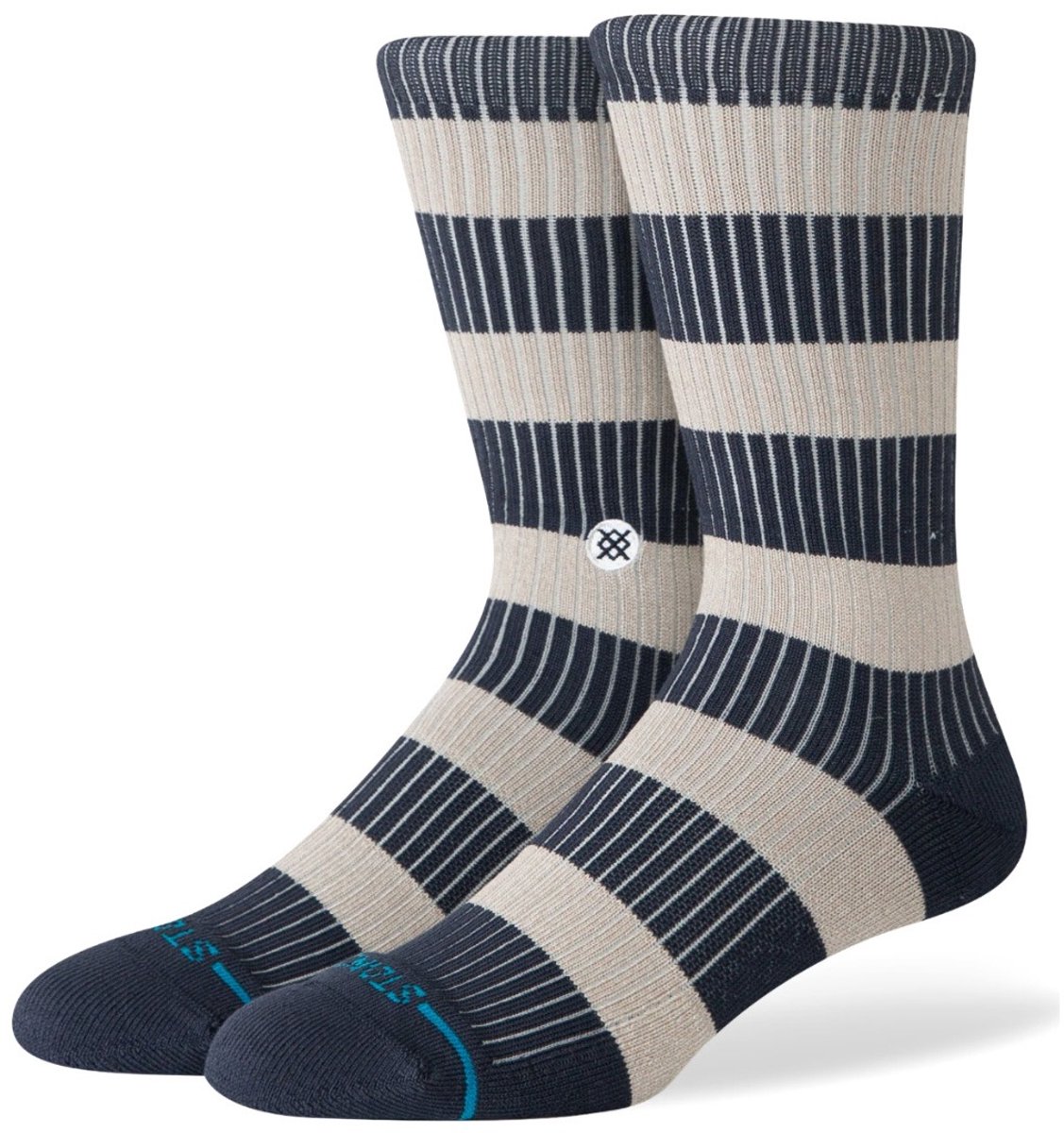 Stance unisex casual sokken jailbird crew blauw & beige