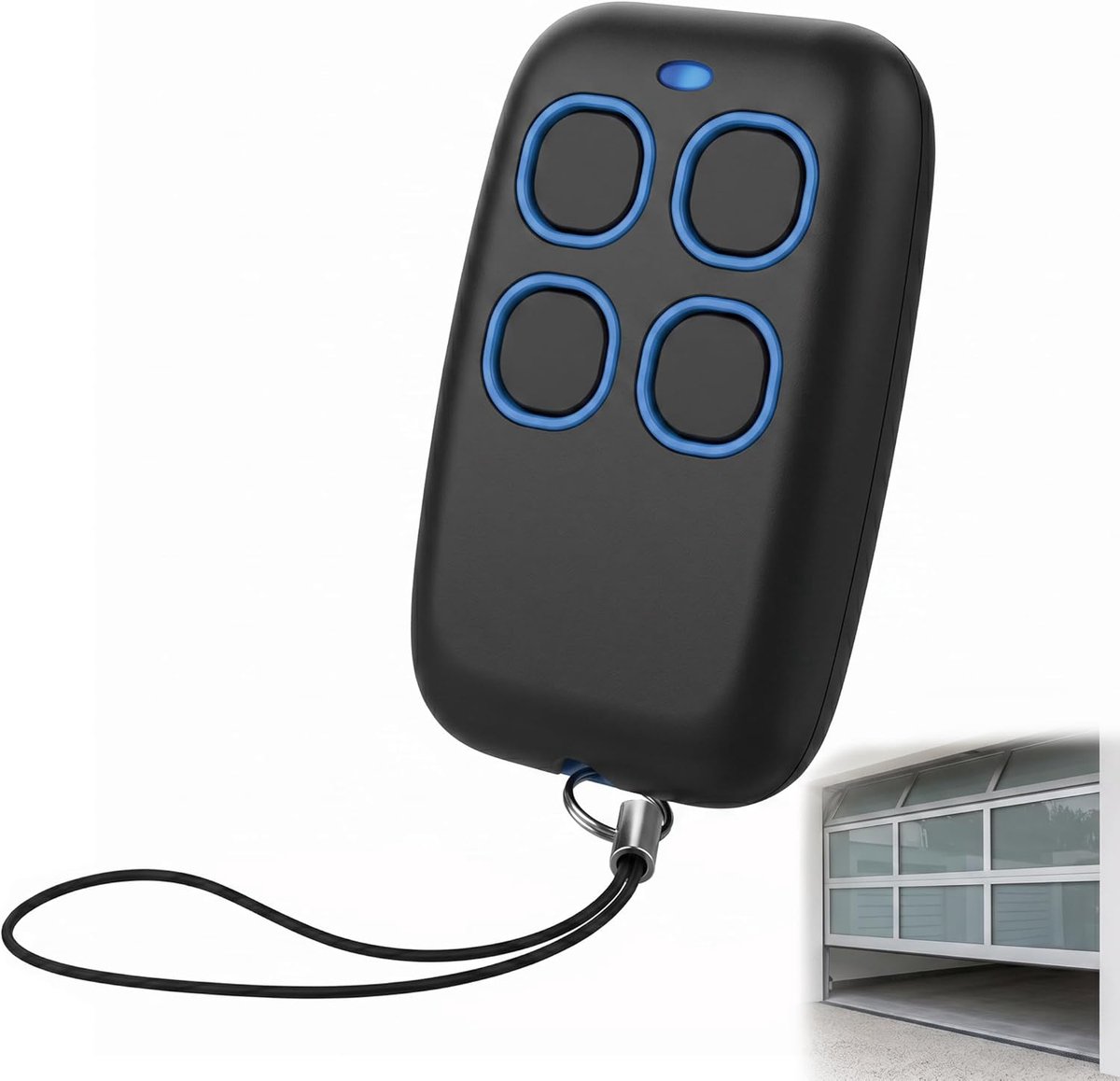 4-in-1 afstandsbediening, 433 MHz, rolcode en vaste code, stevige waterdichte afstandsbediening
