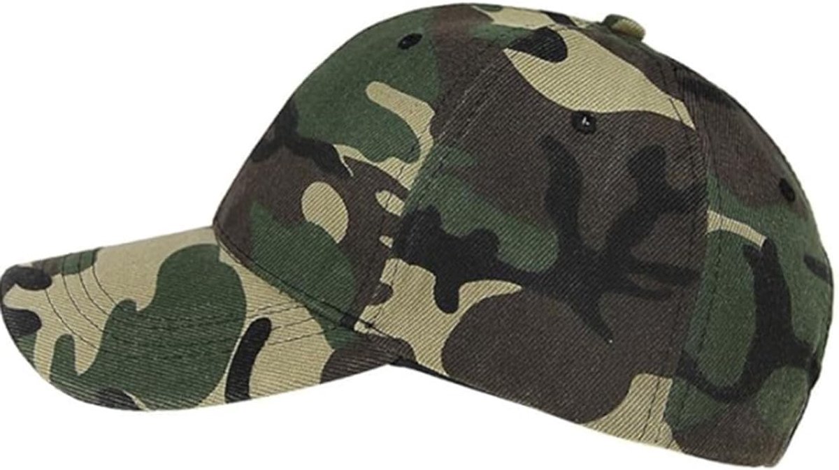Militaire Petten, Camouflage-Pet, Jachtpet voor Camping Buiten, Baseballpet, Unisex, Camouflage Pet, Militair, Camouflage Pet