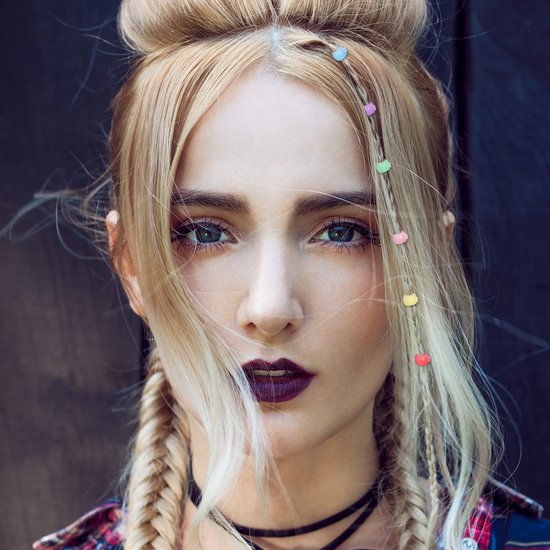 Haarklauw, kleurrijke mini-haarclips, parelclips, kleurrijke parels, haarspelden, antislip, zeer klein, kunststof parels, haarspelden voor baby's, vrouwen, willekeurige kle — afbeelding 3