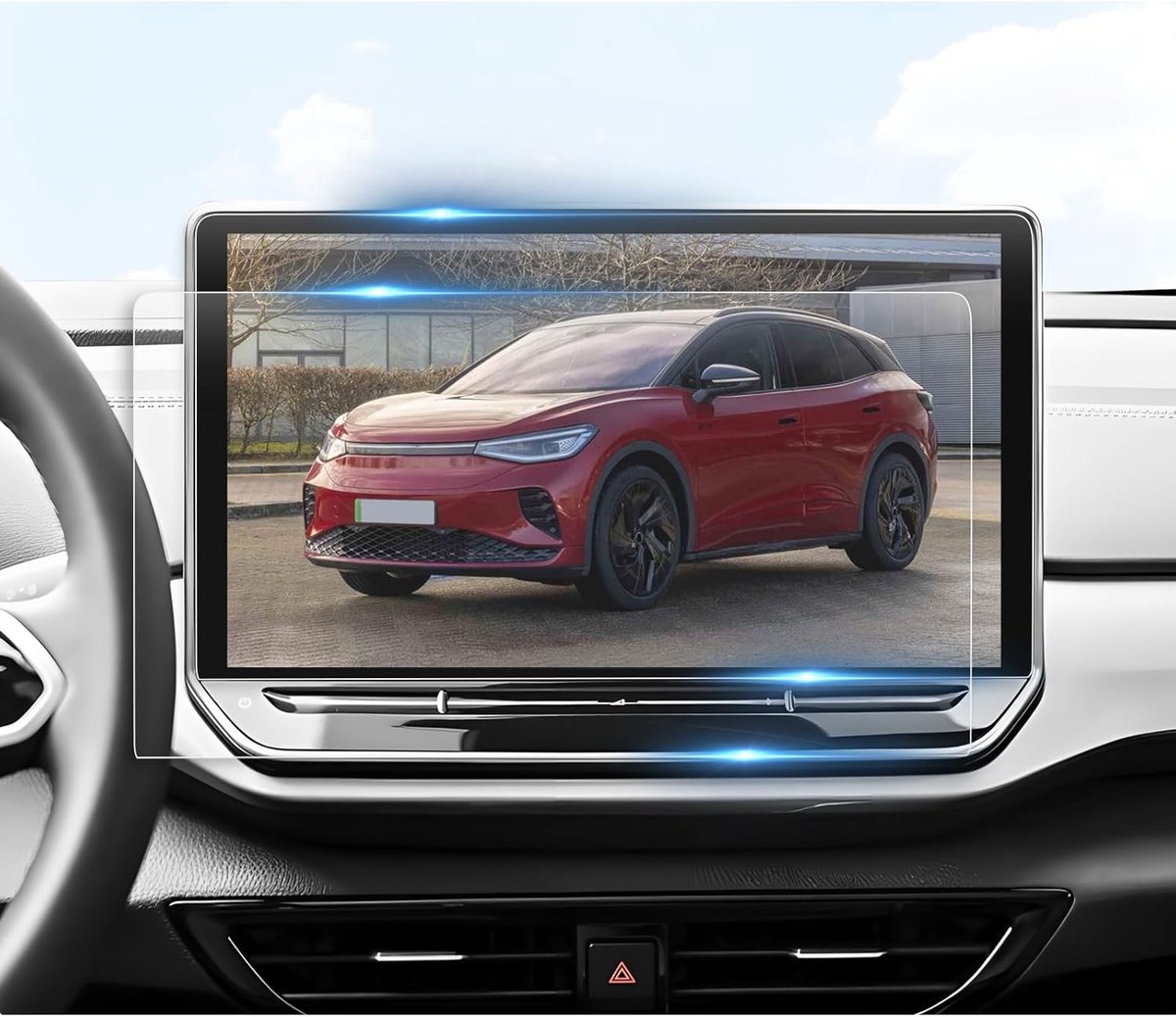 Navigatiefilm voor VW ID.4 en ID.5 - 12.9 Inch Nano Kr scratchbestendige Screen Protector en Accessoires voor 2025 en 2026