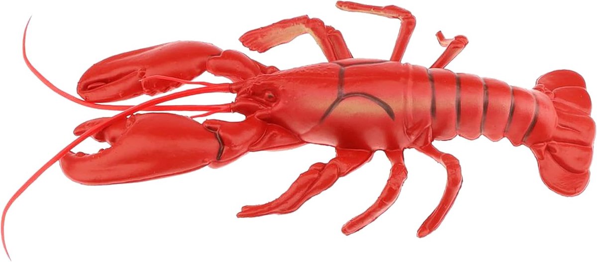 28,9 cm Grote Nep Kreeft Decoratie Levensechte Kunstmatig Zeemodel Realistisch Kunststof Dierenversiering Desktop Huis Feestvertoning Kinderspeelgoed - 1 STUK