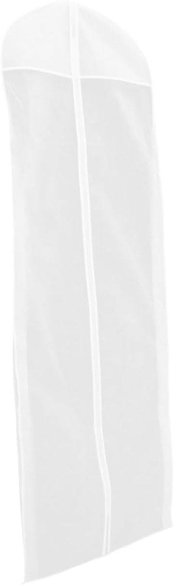 Jurk Beschermhoes - Kledinghoes Jurk - Kleding Opbergen - Ademende Stof - 180 x 58 cm - Wit