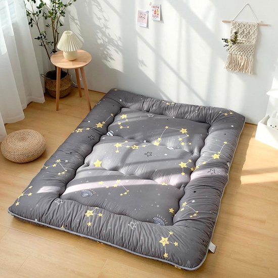 Futon Matras - Tatami Mat Vloermatras - Comfortabel Slapen - Opvouwbaar Ontwerp - 90x200cm - I — afbeelding 2