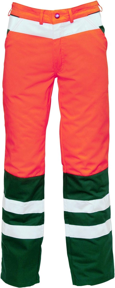Havep Werkbroek High Visibility 8410 - Fluo Oranje/Flessengroen - 50