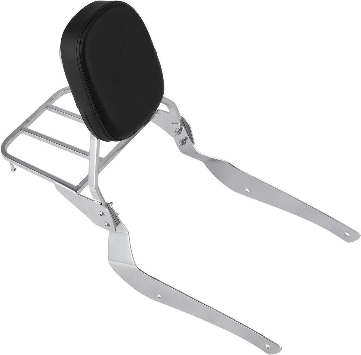 Passagierskussen Motor - Motor Rugsteun - Comfortabel Reizen - Afneembaar Rugkussen - 3.1 kg - Zwart