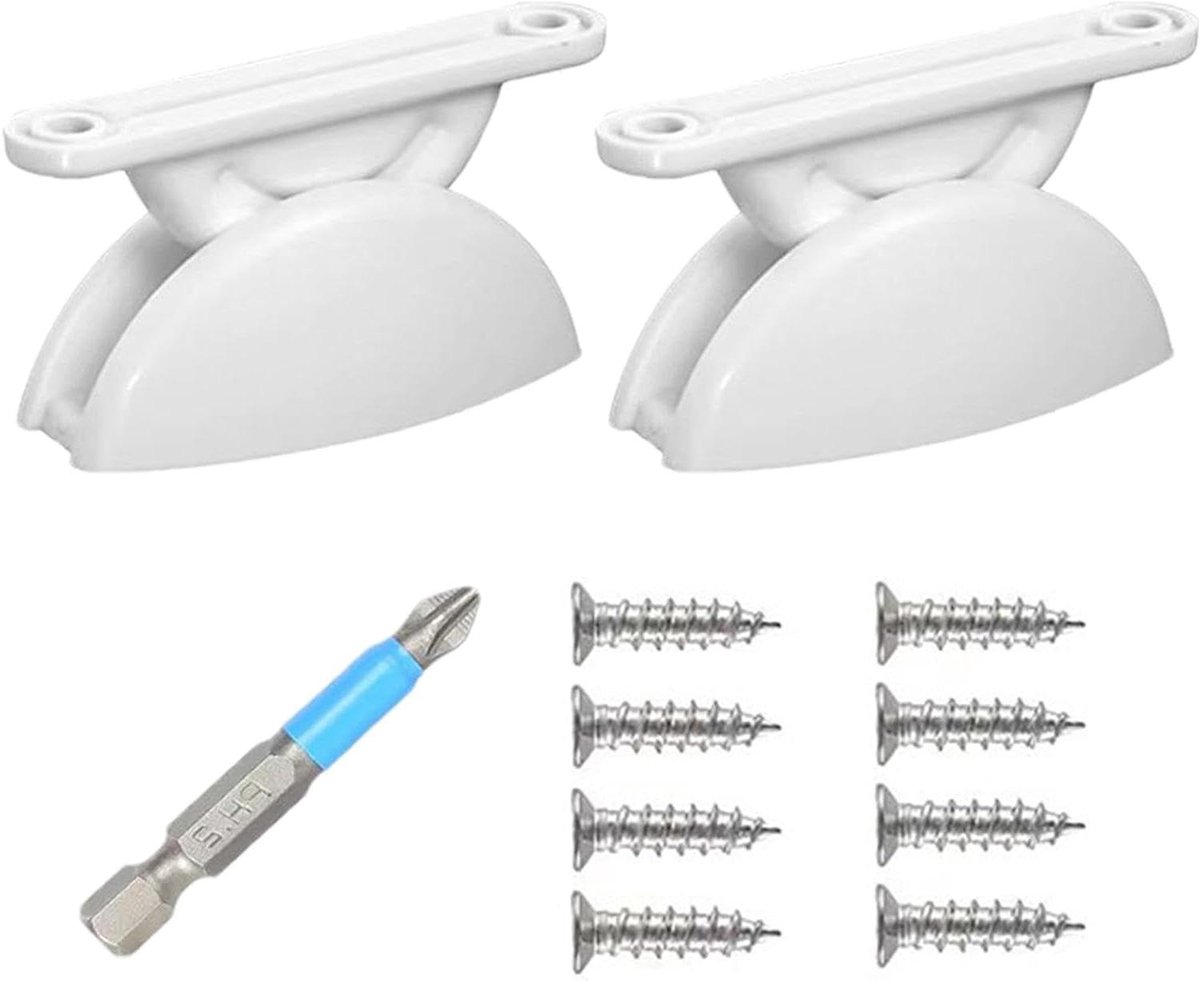 Deurvanger Camper - Deurstopper RV - Voertuigdeuren Beveiligen - Impact Reductie - 2 stuks - Wit