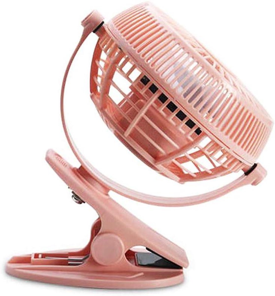 Kinderwagen Ventilator - Draagbare Fan - Frisse Lucht - Oplaadbaar - Clip-On - Roze