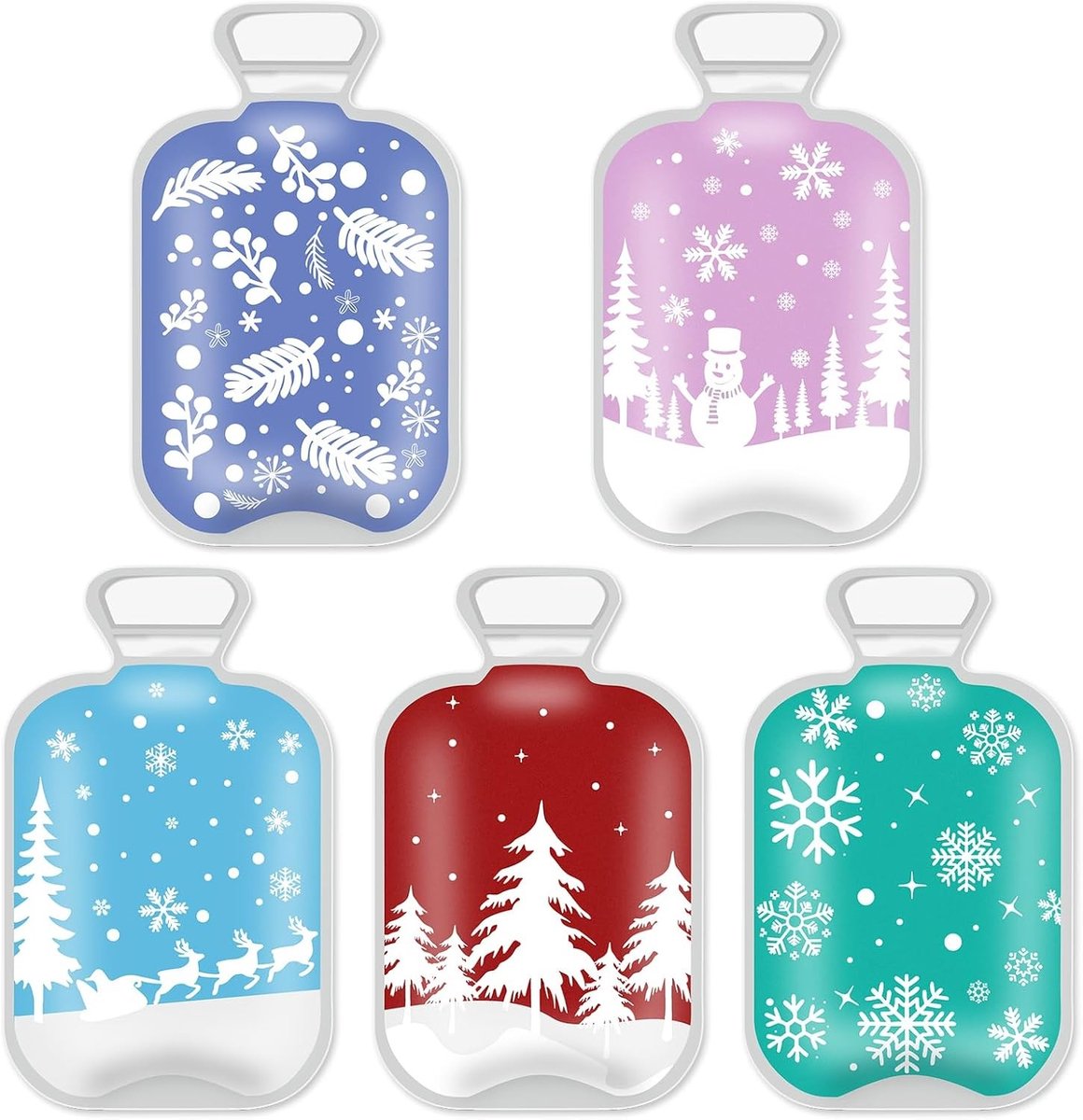 Herbruikbare Handwarmer voor in de Zak met Kerstthema - Ideaal voor Warme Vingers in de Koude Herfst en Winter