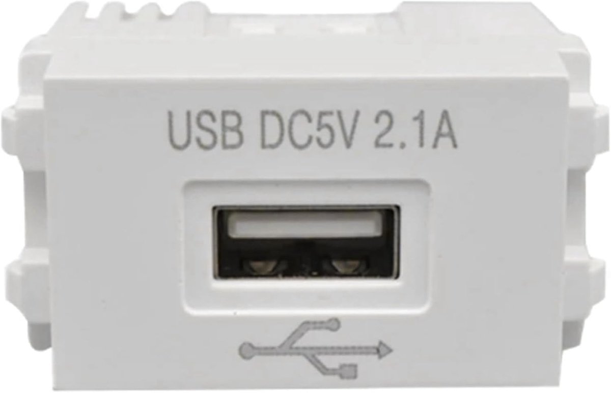 Oplaadpaneel voor Mobiele Telefoons, USB Voedingsmodule, 2.1A, USB Oplaadpoort, Schakeladapter, Energiezuinig en Compact