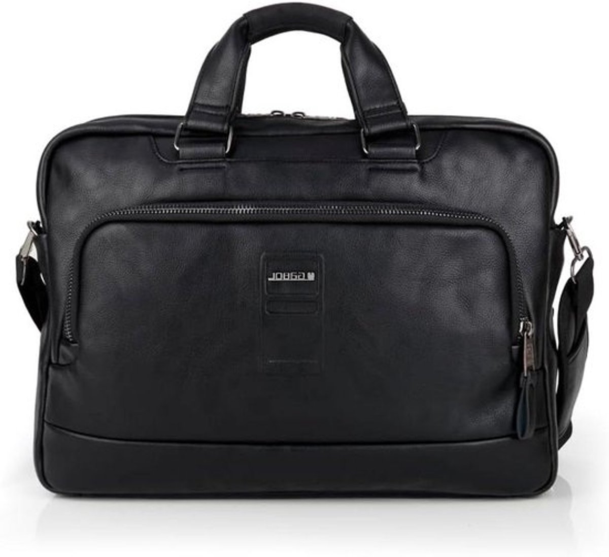 Laptoptas Kunstleer - Documententas - Veilig Vervoer - Twee Vakken - 156 Inch - Zwart