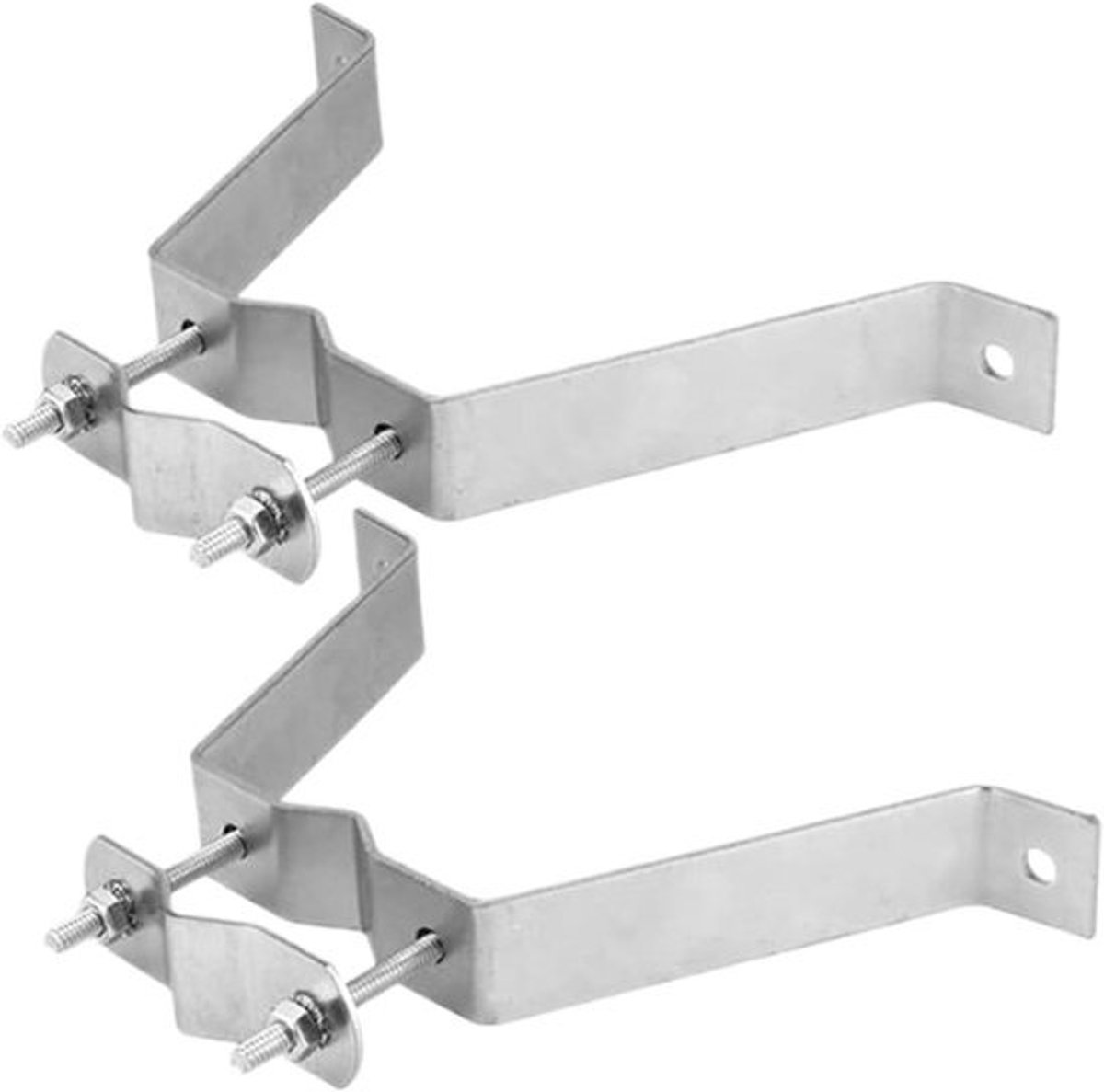 Antenne Beugel - Satelliet Houder - Televisie Ontvangst - Verstelbare Montage - 25 cm Lengte - Grijs