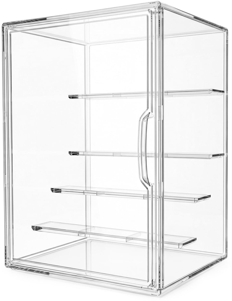 Acryl Display Case - 4 Niveaus - Transparant 36x27x22 cm