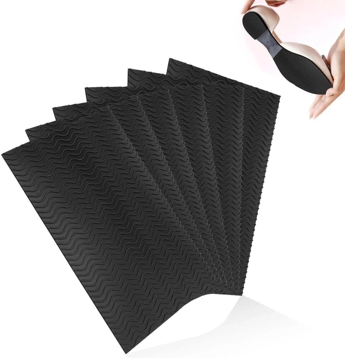 Antislip Zolen Zelfklevend - 6 Stuks Reparatieset voor Schoenen, Verbeter Grip en Comfort