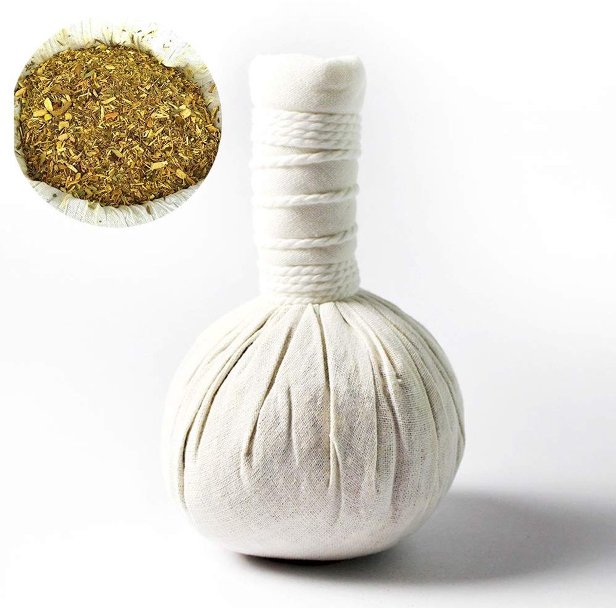 10 Stuks Thaise Herbal Compress Ballen - 100% Natuurlijke Ingrediënten