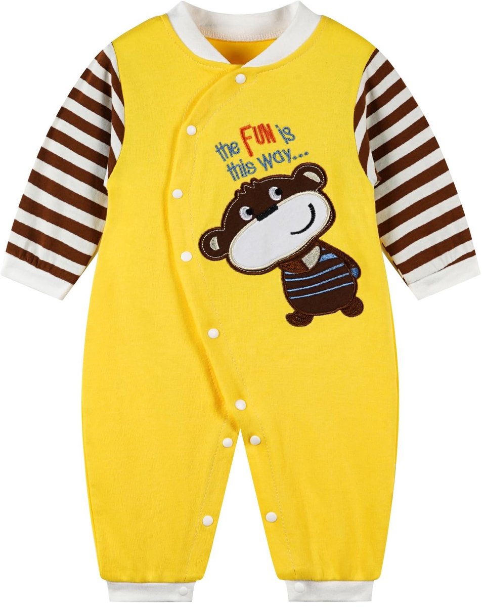 Baby Romper - Katoenen Overalls voor Jongens en Meisjes - Cartoonprint