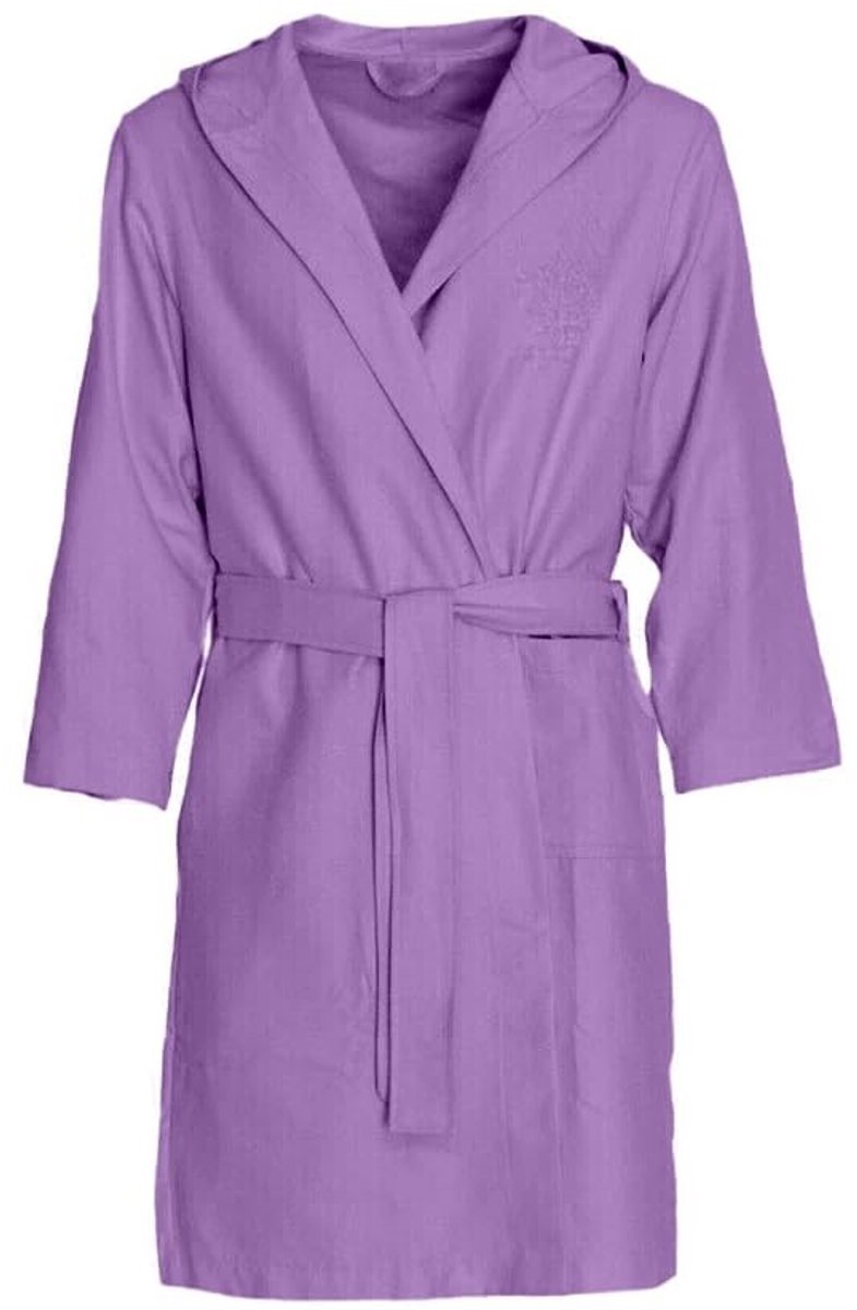 Badjas voor meisjes - Hypoallergene microvezel - Lila - Met capuchon