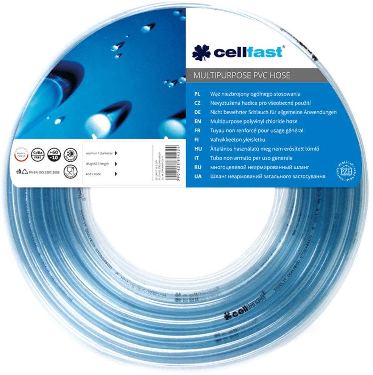 PVC Tuinslang zonder Inzetstuk - 5 m, 6 mm x 1.5 mm
