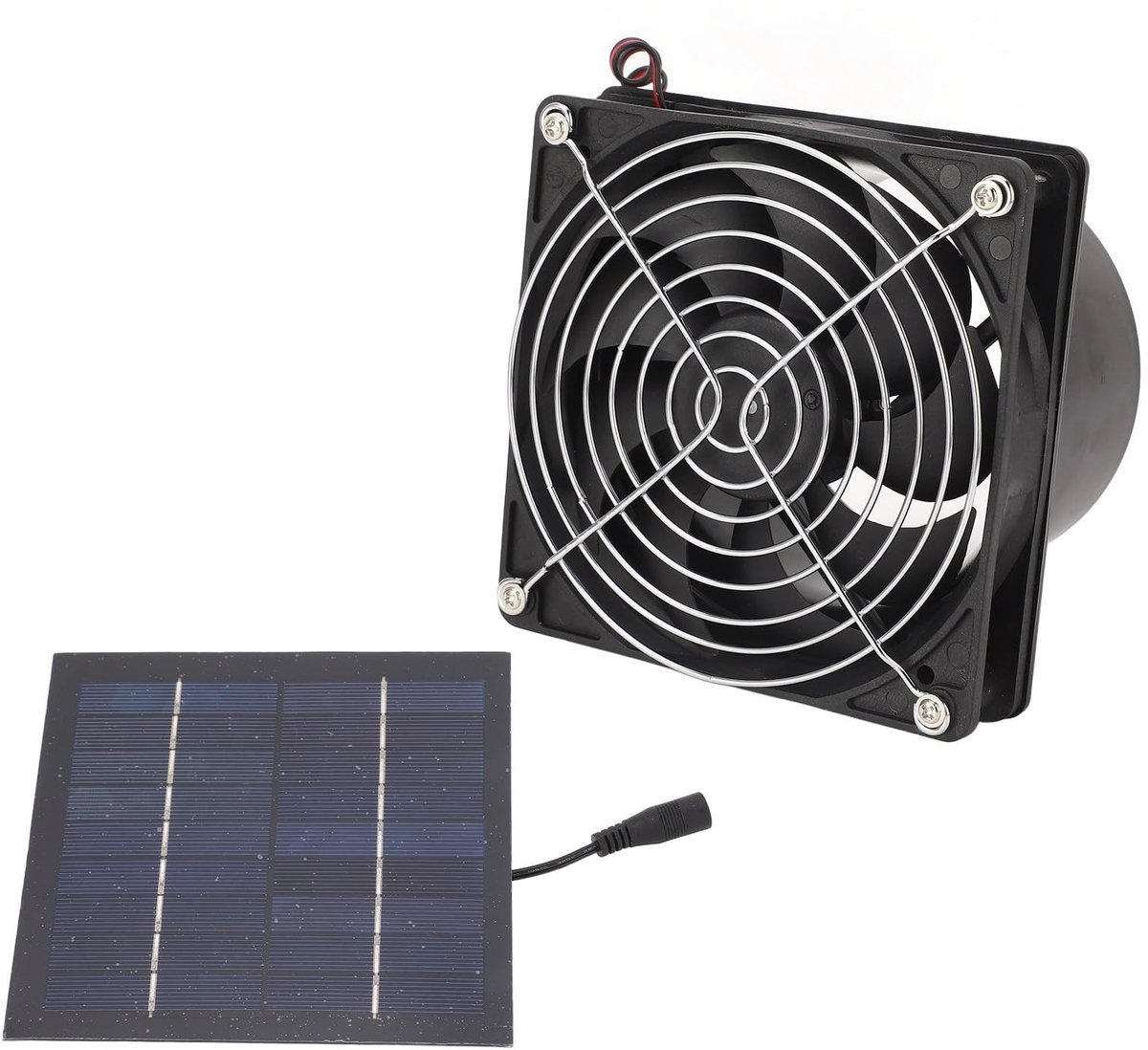 Zonne-energie Ventilator - Ventilatie voor Kippenhokken en Kassen