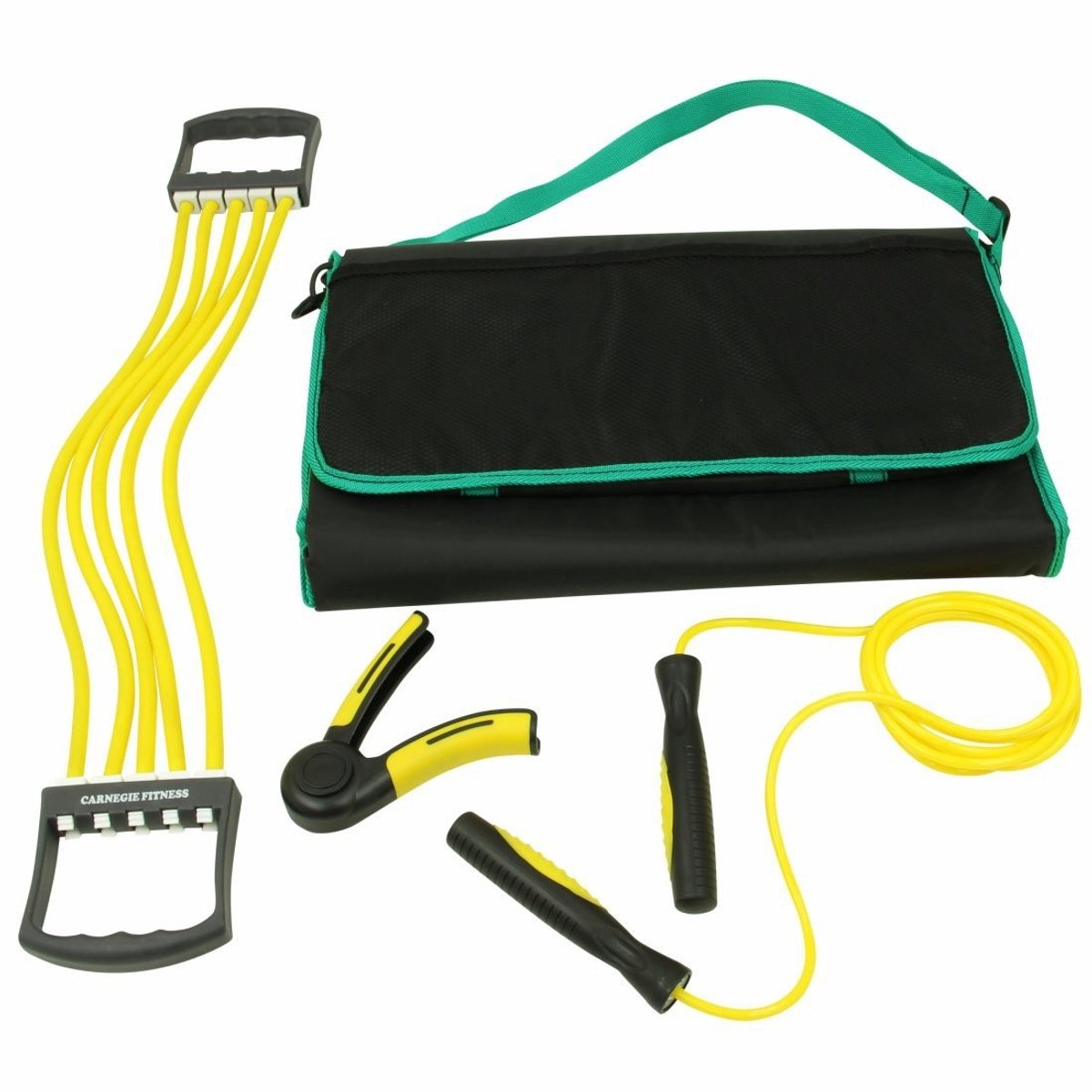 Training set met expander en fitnessaccessoires - Compleet voor thuis