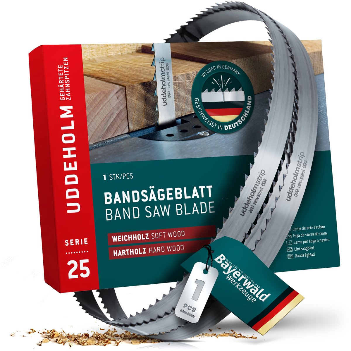 Bandsawblad voor hout - 3454 x 25 x 0.6 x 8